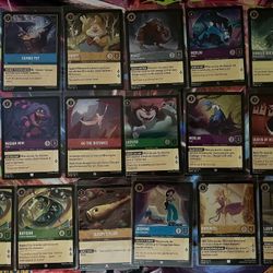 Lorcana Lot Of Trading Cards 