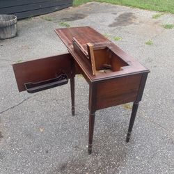 1950’s Sewing Machine Table/Cabinet 