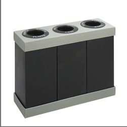 Safco 3-Bin Recycling Center