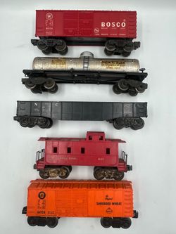 Vintage Lionel O Gauge Mixed Freight Car Rolling Stock