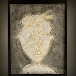 Original Modern Fine Art DAN SAYLES Painting Mixed Medium SD California Artist San Diego Southern California Abstract Signed