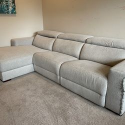 Power reclining sofa