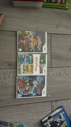 Wii game cases only with manuals