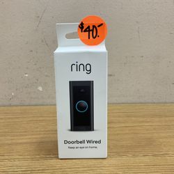 RING  DOORBELL WIRED.