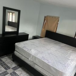 King  Bedroom Set With Mattress All New Furniture And Free Delivery 