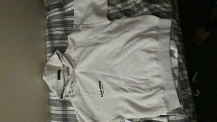 essentials hoodie light oat size medium