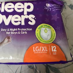 Diapers Sleep Over 