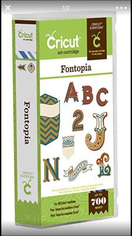 Fontopia Cricut Cartridge