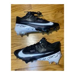 Nike Vapor Edge Elite 360 2 Black White Football Cleats Men’s Sz 9 New No Box! 