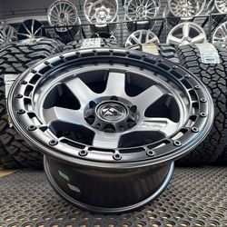 17x9 6x135 Fuel Block Ford Rims 