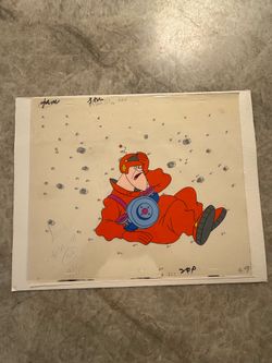 Original Back to the Future Animated Series Production Cel with COA