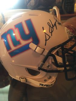 Sterling Shepherd NY Giants Full Size Helmet