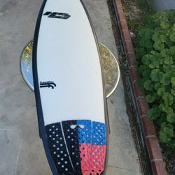 5'8" Haydenshapes Psychedelic Germ surfboard