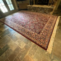 Karastan 100% Worsted Wool Sarouk Rug