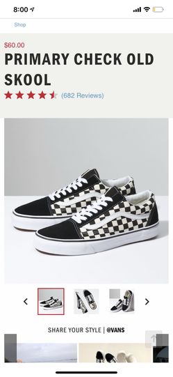 Vans old skool size 5 men’s 6.5 women’s
