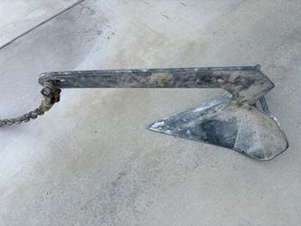 Boat Anchor Delta 35lb with 128’ of Chain