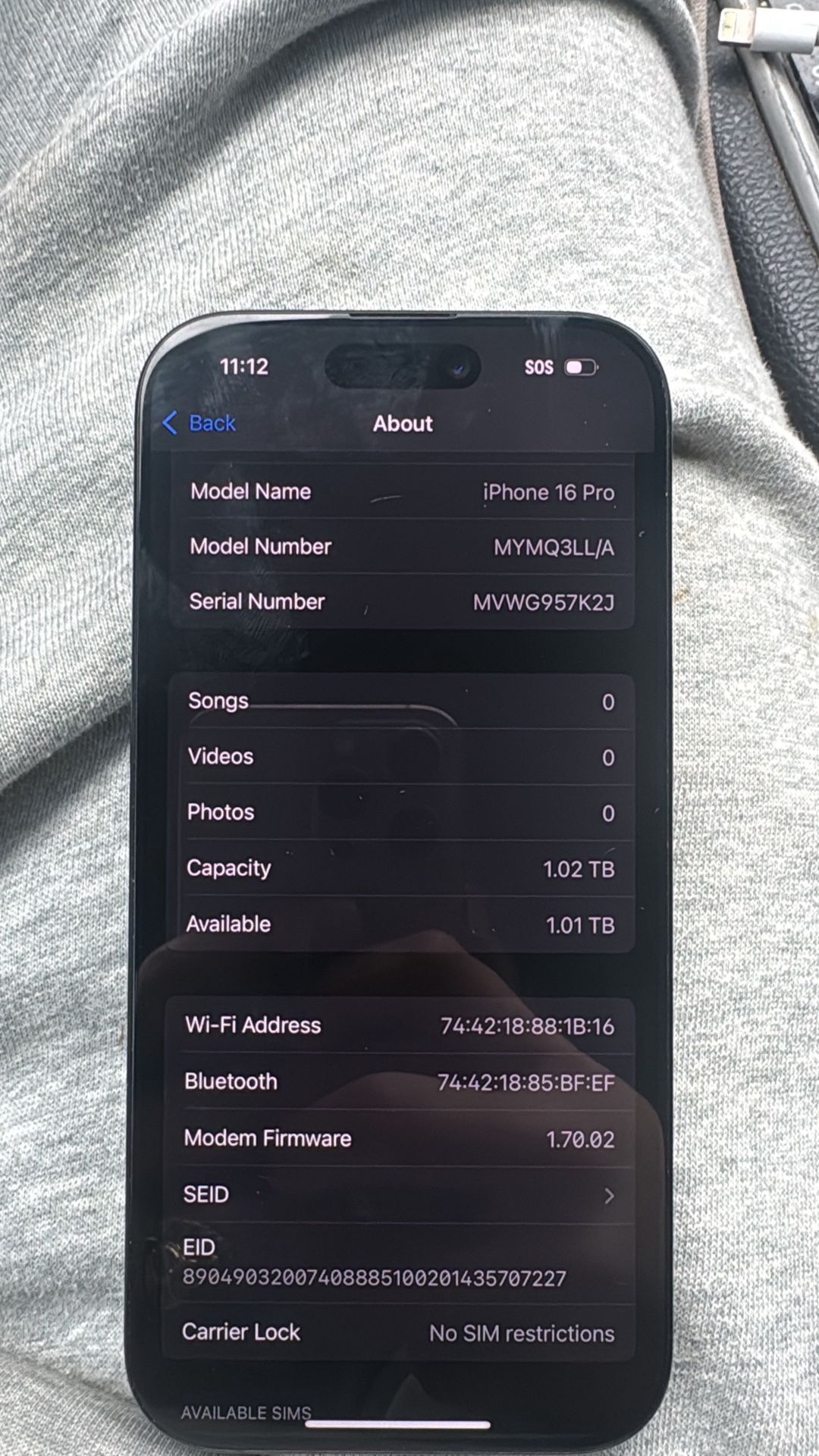 iPhone 16 Pro 1TB