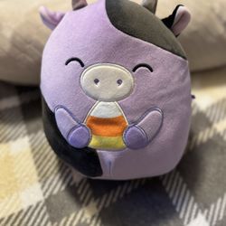 BRAND NEW WITHOUT TAGS 8 INCH ALEXIE THE COW SQUISHMALLOW PLUSH 