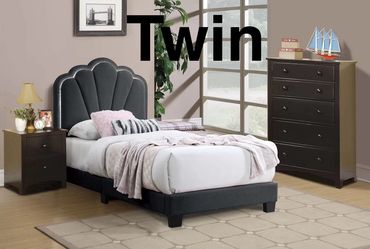 Twin Size Bed With Mattress Included Bed Frame With Led Light
