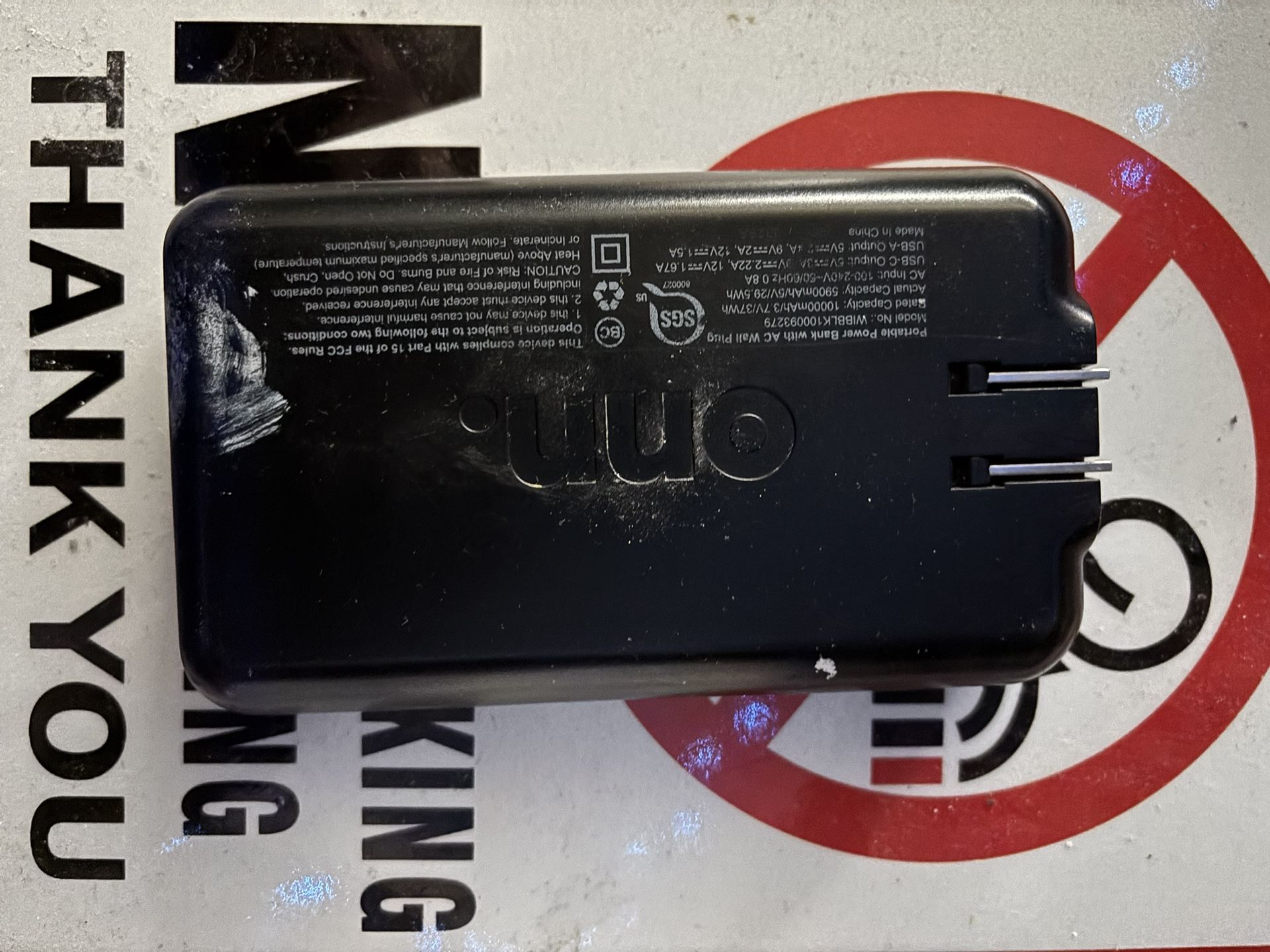 Onn Power bank Portable Charger