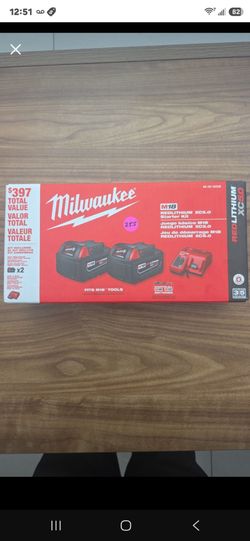 Milwaukee M18 REDLITHIUM XC5.0 Starter Kit