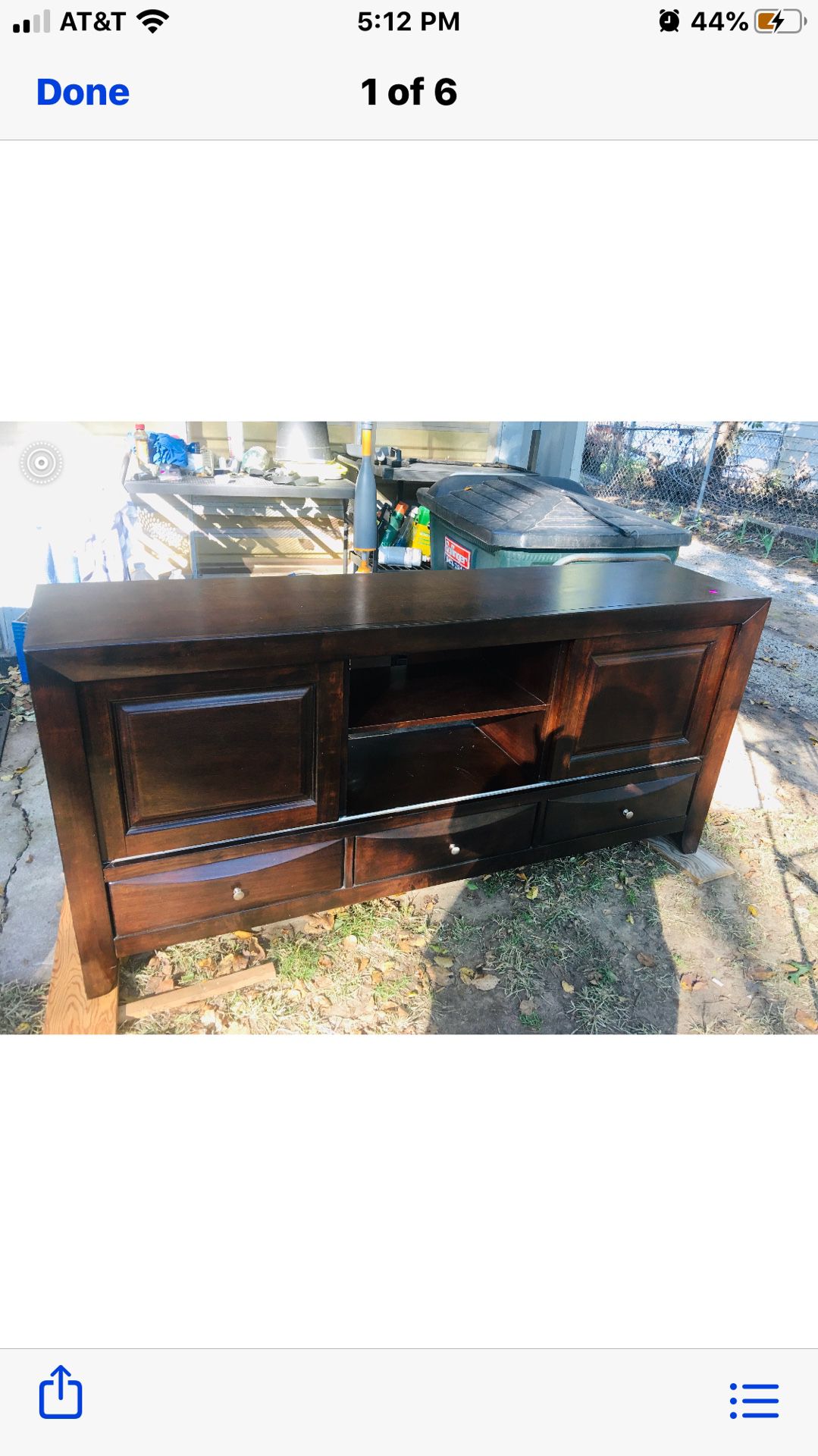 TV stand or stereo cabinet