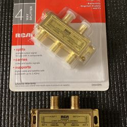 RCA 4 Way Splitter