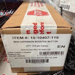 Pokemon TCG ME04 Mega Evolution CHAOS RISING 6 BOX BOOSTER CASE