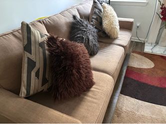 Tan sofa