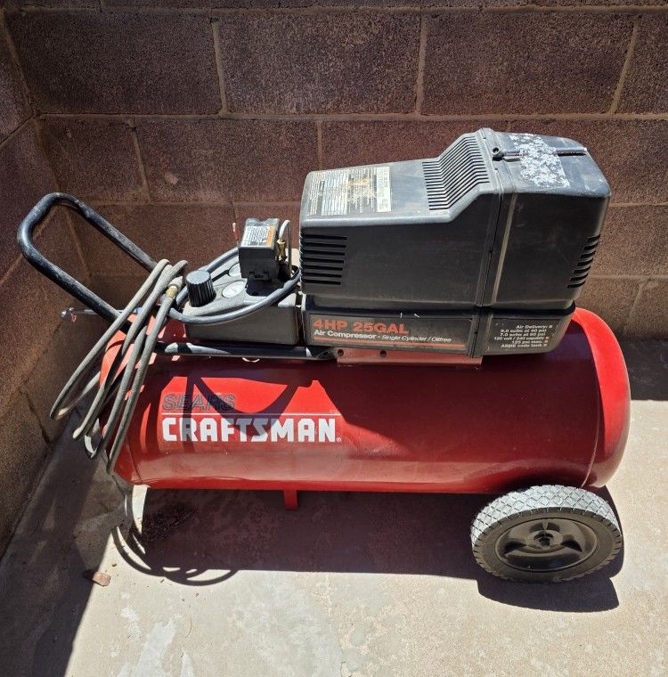 Sears Craftsman Air Compressor 4 HP, 25 Gal
Works fantastic
