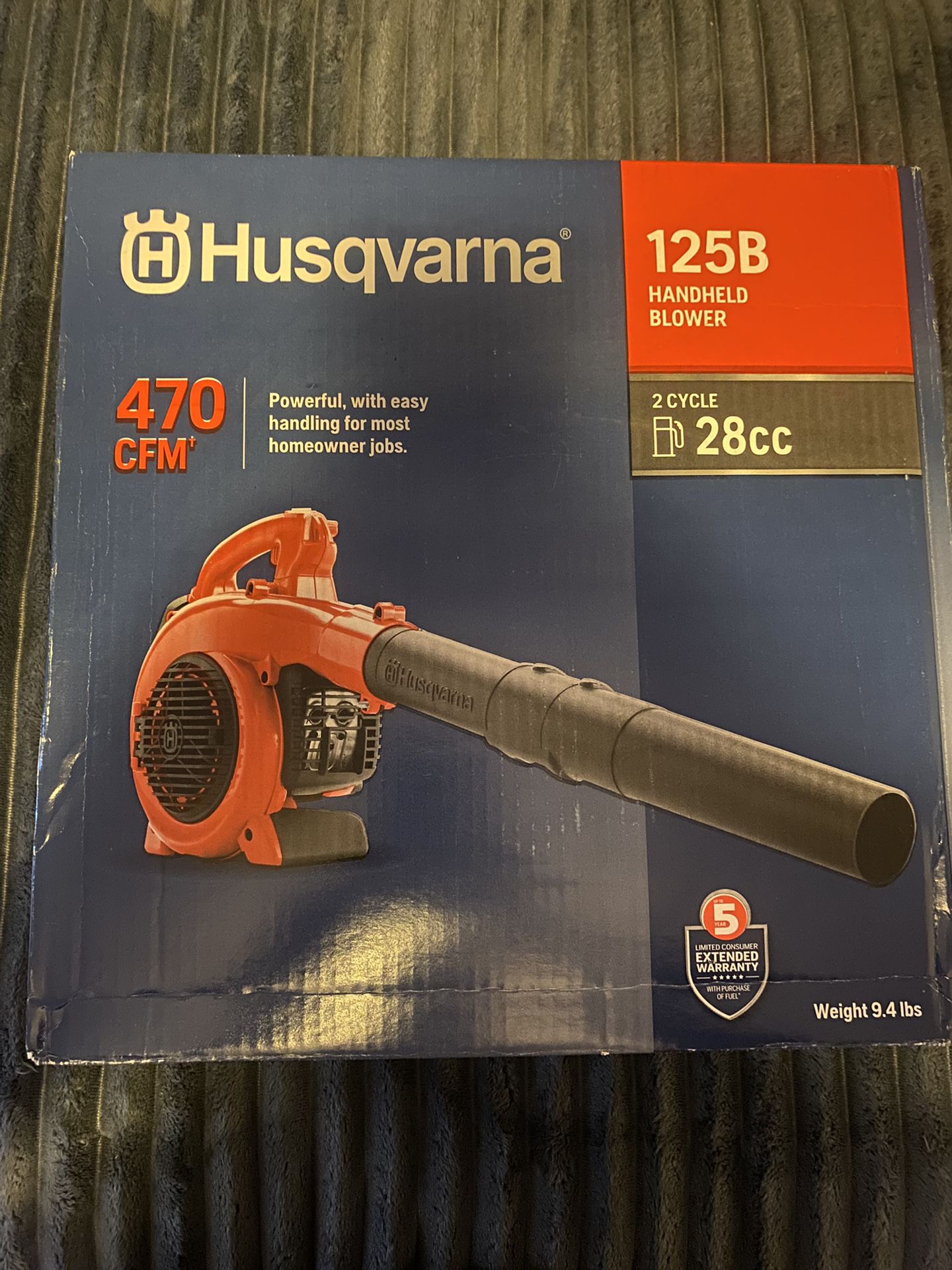 Husqvarna gas powered leaf blower Brand new $140 Firm 