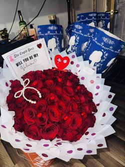 50 Red Roses Will You Be My Valentine?💘 