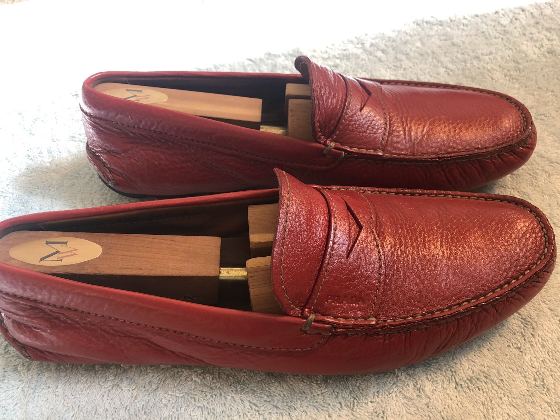 Prada Saffiano Leather Driver Shoes,Size 9 for Sale in Del Mar, CA - OfferUp