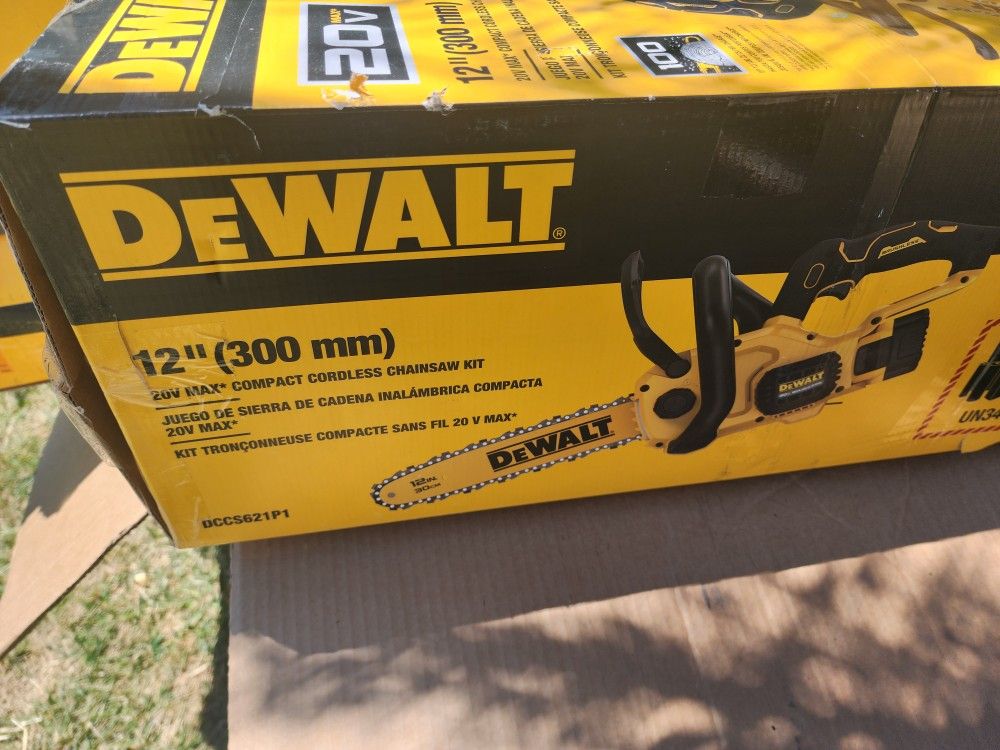 Dewalt 20v Brushless Chainsaw 12" Blade Only Tool "140