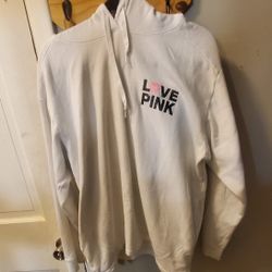 Victoria Secret Love PINK Hoodie With Dog On Back