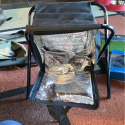 Camping /fishing Stool W/insulated Pouch 