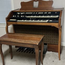 FREE - Hammond Organ With Built-In Leslie And Bench
