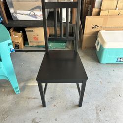 Black Wooden Chair