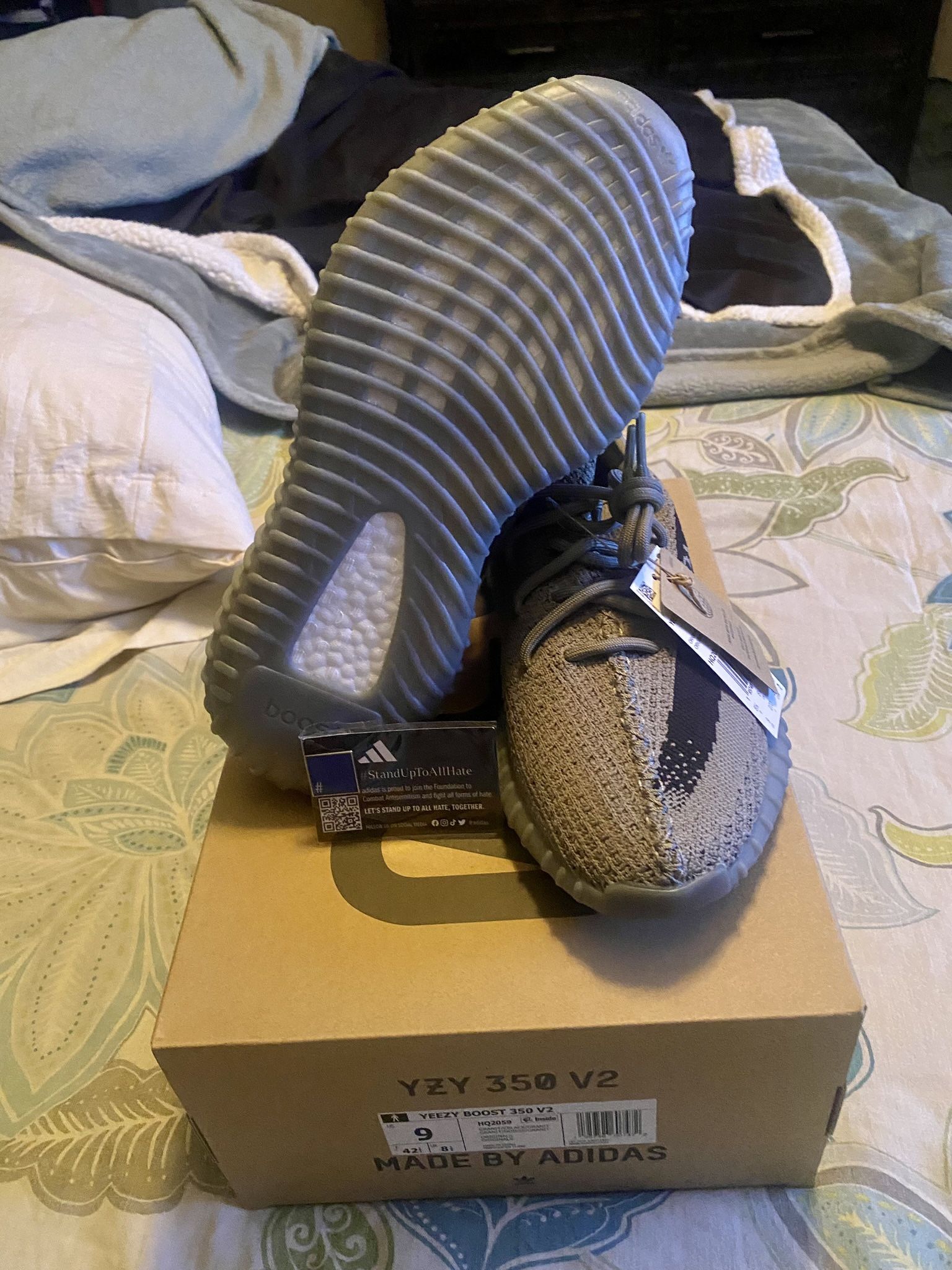 Adidas Yeezy Boost 350 V2 “Granite” - Size 9 (BRAND NEW & AUTHENTIC!)
