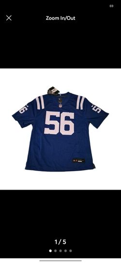 Youth Nike NFL Indianapolis Colts Nelson #56 Blue/White Jersey Size L