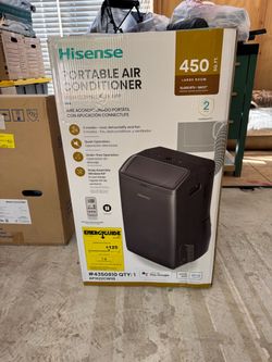 Hisense 10,000 BTU Smart Portable Air Conditioner – 450 Sq Ft – WiFi