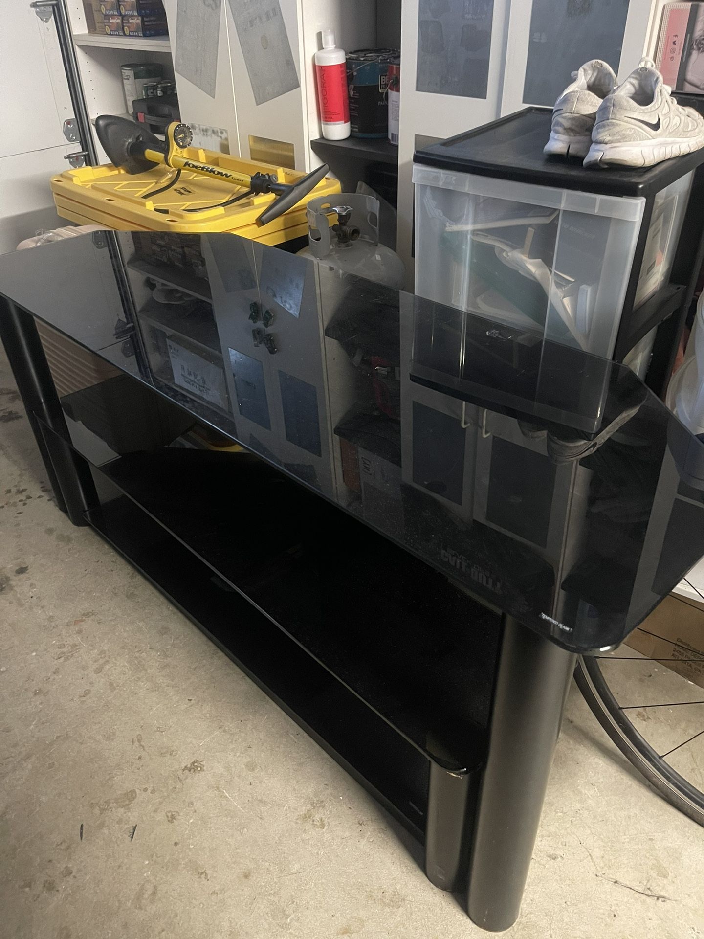 Glass TV Stand