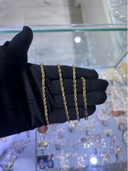 14K gold rope chain