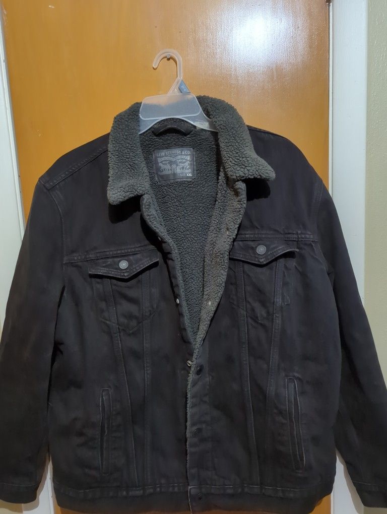 2XL Levi's Black Jean Jacket ,$35.00