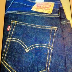 NEW LEVI STRAUSS & CO.   "511"  DENIM JEANS W34 L36