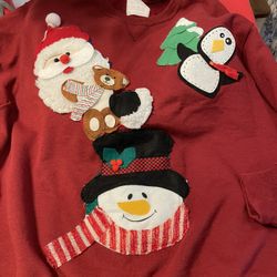 Christmas Red Sweatshirt 