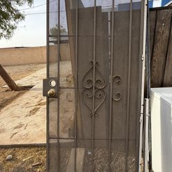 Security door with the frame 36”x 80”