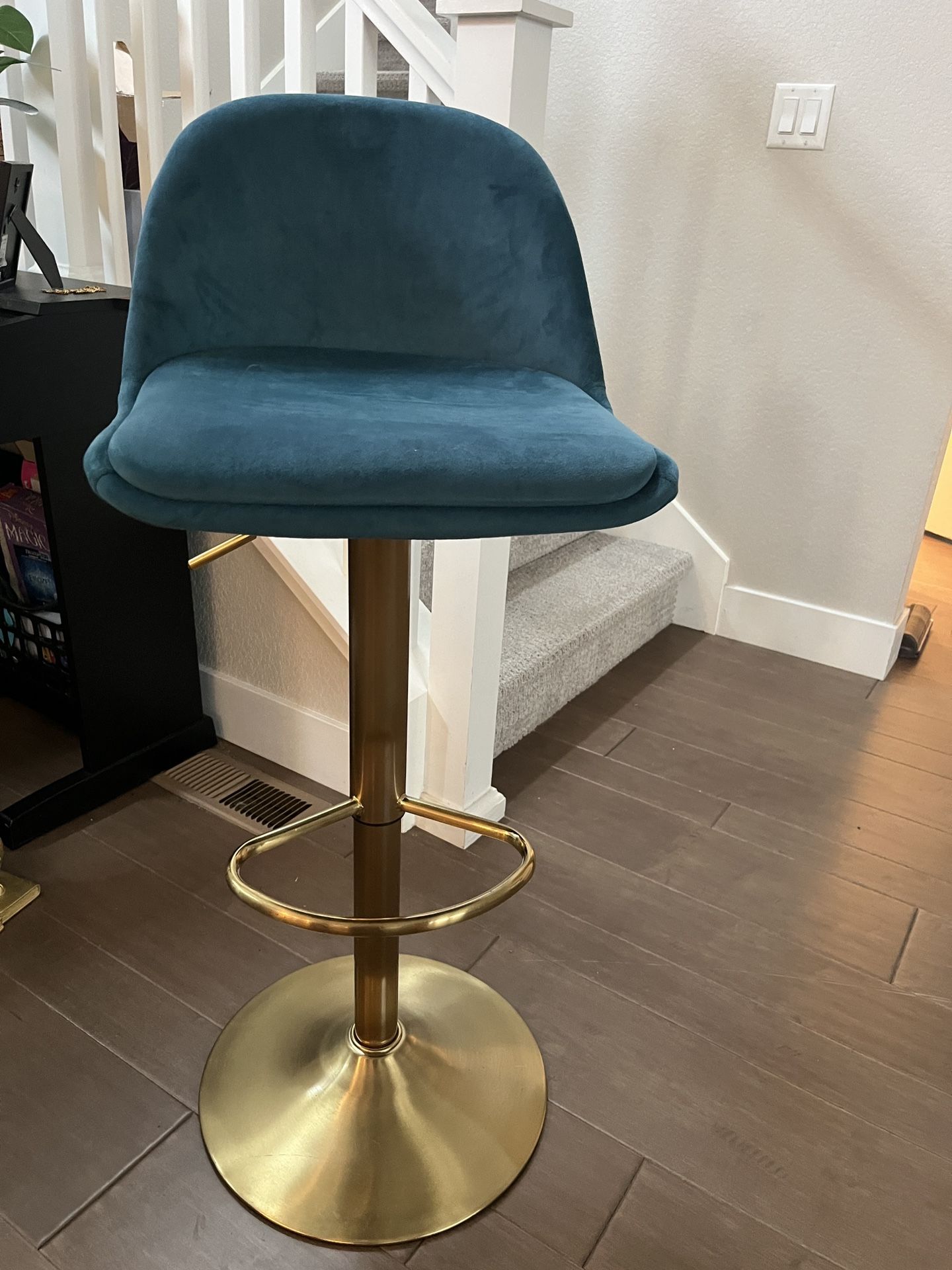 Teal Bar Stool