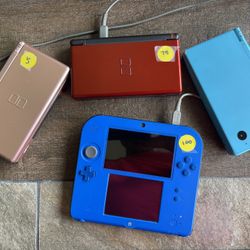 Nintendo DS Lite ~ DSI ~ 2DS ~ Games ~ Super Mario ~ Pokemon !!