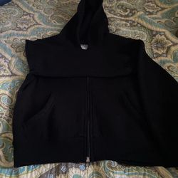 Hooded black jacket